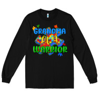 Black grandma of a warrior Long Sleeve Tee - Zillion Design Studio