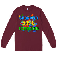 Grandma Of A Warrior Long Sleeve Tee | Teevron