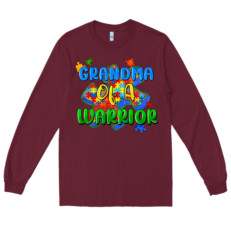 Grandma Of A Warrior Long Sleeve Tee by Zillion Design Studio | Teevron