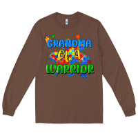 Chestnut grandma of a warrior Long Sleeve Tee - Zillion Design Studio