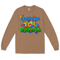 Toasted Coconut grandma of a warrior Long Sleeve Tee - Zillion Design Studio