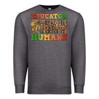 Charcoal Heather educator of tiny humans Premium Sweatshirt - BundleAndBundleShop