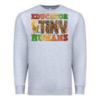 Heather Grey educator of tiny humans Premium Sweatshirt - BundleAndBundleShop