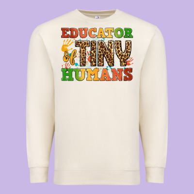 Educator Of Tiny Humans Premium Sweatshirt Designed By Bundleandbundleshop