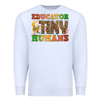 White educator of tiny humans Premium Sweatshirt - BundleAndBundleShop