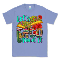 Colony Blue let's taco bout it Classic Tee - Zillion Design Studio