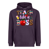 Plum teach like a boss Heavyweight Hoodie - AdoDesignShop