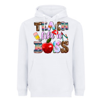 White teach like a boss Heavyweight Hoodie - AdoDesignShop