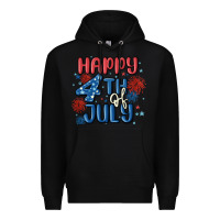 Black happy 4th of july Premium Hoodie - MaliasSmallBusiness