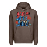 Coffee happy 4th of july Premium Hoodie - MaliasSmallBusiness