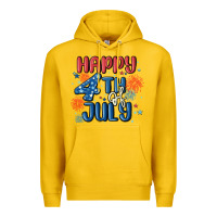Lemon happy 4th of july Premium Hoodie - MaliasSmallBusiness