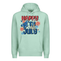 Seafoam happy 4th of july Premium Hoodie - MaliasSmallBusiness