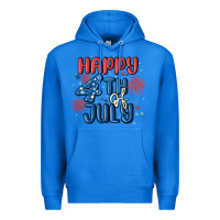 True Royal happy 4th of july Premium Hoodie - MaliasSmallBusiness