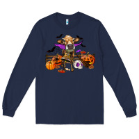 Navy Heifer cow halloween Long Sleeve Tee - RanaPortraitStore