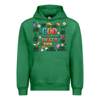 Emerald god is so much bigger than... Urban Hoodie - MaliasSmallBusiness