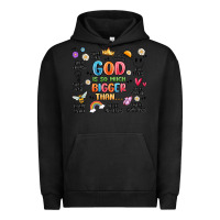 Pigment Black god is so much bigger than... Urban Hoodie - MaliasSmallBusiness
