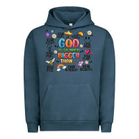 Pigment Midnight Navy god is so much bigger than... Urban Hoodie - MaliasSmallBusiness