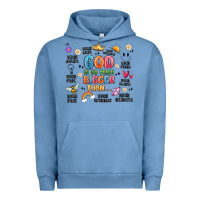 Pigment Pebble Blue god is so much bigger than... Urban Hoodie - MaliasSmallBusiness
