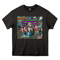 Asphalt easter Heavy Core Tee - CowhideDigitalArt