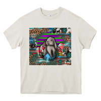 Cream easter Heavy Core Tee - CowhideDigitalArt