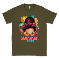 Army Green summer vibes messy bun tbw Classic Tee - texasbilliewilder