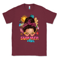 Burgundy summer vibes messy bun tbw Classic Tee - texasbilliewilder
