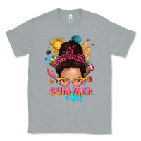 Heather Grey summer vibes messy bun tbw Classic Tee - texasbilliewilder