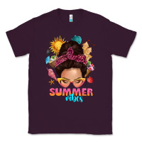 Plum summer vibes messy bun tbw Classic Tee - texasbilliewilder