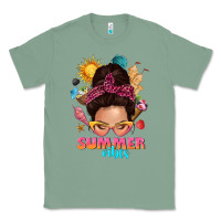 Sage summer vibes messy bun tbw Classic Tee - texasbilliewilder