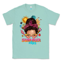 Seafoam summer vibes messy bun tbw Classic Tee - texasbilliewilder