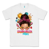 White summer vibes messy bun tbw Classic Tee - texasbilliewilder