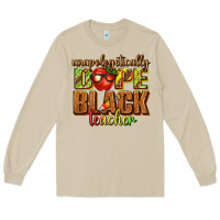 Mushroom unapologetically dope black teacher juneteenth Long Sleeve Tee - texasbilliewilder