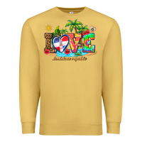 Antique Gold love dominican republic Premium Sweatshirt - AdoDesignShop