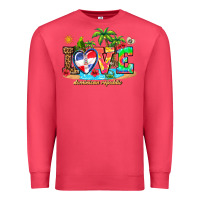 Cardinal love dominican republic Premium Sweatshirt - AdoDesignShop