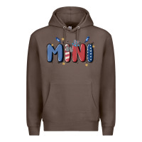 Coffee 4th july mini Premium Hoodie - MaliasSmallBusiness