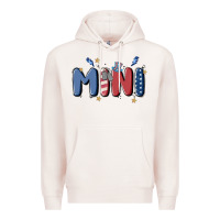 Pale Pink 4th july mini Premium Hoodie - MaliasSmallBusiness
