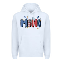 White 4th july mini Premium Hoodie - MaliasSmallBusiness