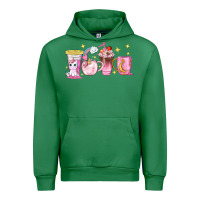 Emerald unicorn coffee cups Urban Hoodie - NancyCooperArtShop