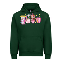 Foreset Green unicorn coffee cups Urban Hoodie - NancyCooperArtShop