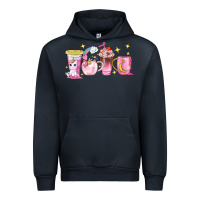 Navy unicorn coffee cups Urban Hoodie - NancyCooperArtShop