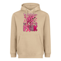 Mushroom in october we wear pink dinosaur Heavyweight Hoodie - JahusDesignShop