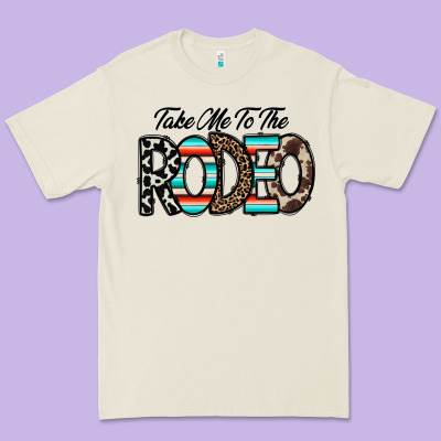 Take Me To The Rodeo Premium Tee Designed By Cowhidedigitalart
