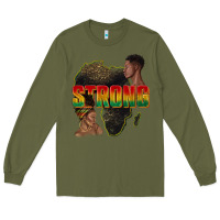 Strong With Glitter Long Sleeve Tee | Teevron