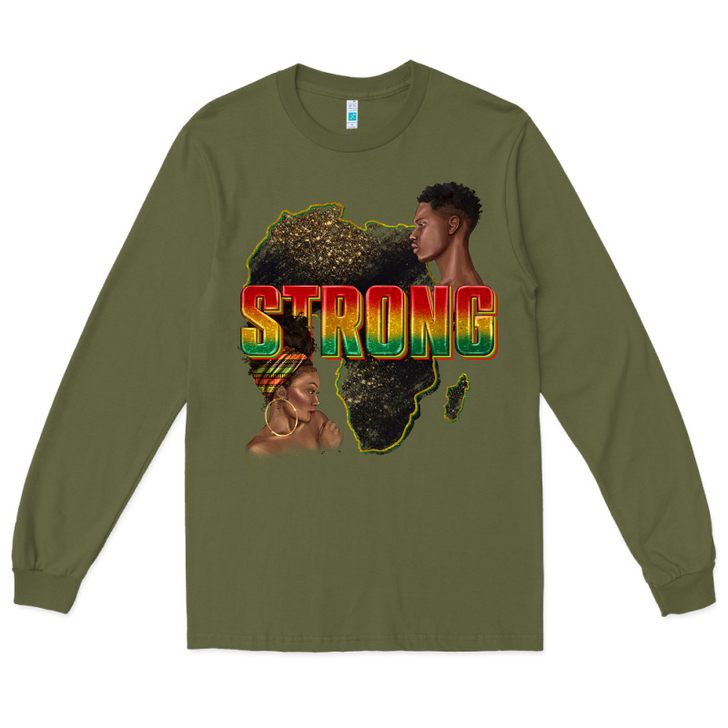 Strong With Glitter Long Sleeve Tee by texasbilliewilder | Teevron