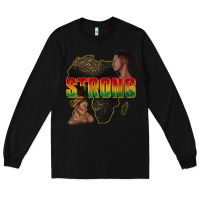 Black strong with glitter Long Sleeve Tee - texasbilliewilder