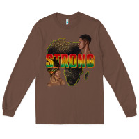 Chestnut strong with glitter Long Sleeve Tee - texasbilliewilder
