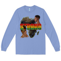 Colony Blue strong with glitter Long Sleeve Tee - texasbilliewilder