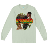 Matcha strong with glitter Long Sleeve Tee - texasbilliewilder