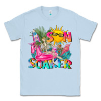 Dusty Blue sun soaker Classic Tee - texasbilliewilder