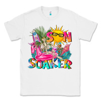 White sun soaker Classic Tee - texasbilliewilder